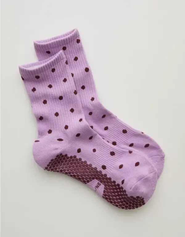 OFFLINE By Aerie x LUCKY HONEY Crew Grip Socks