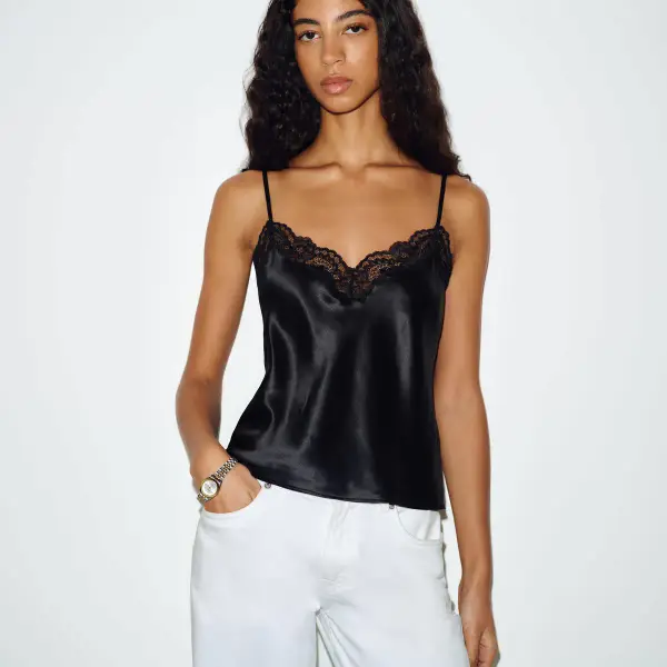 Teddy Trimmed Cami