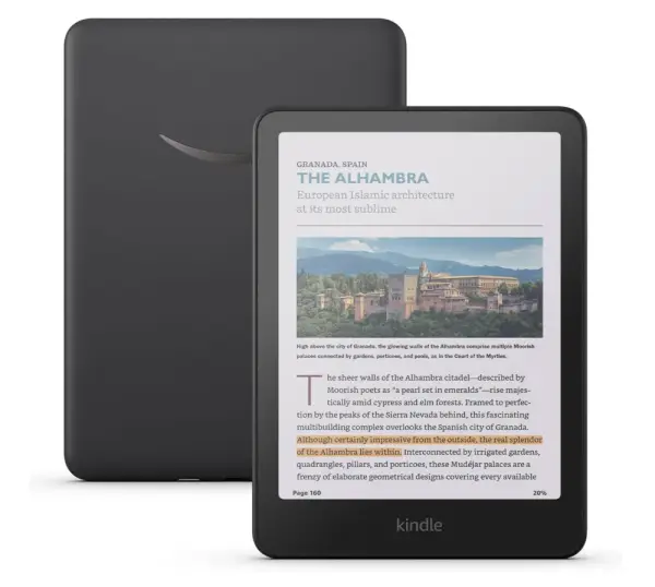 Amazon Kindle Colorsoft 16 GB (newest model) – With color display and adjustable warm light – No Ads – Black + 3 Months of Kindle Unlimited (with auto-renewal)