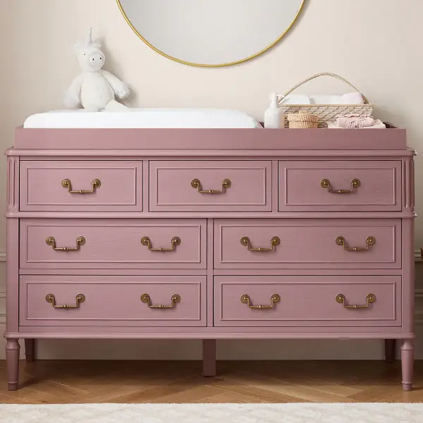 Rosalie 7-Drawer Dresser & Topper Set (56w x 19d")