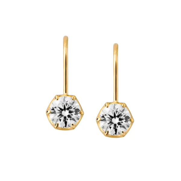 Cecilia Earrings In Moissanite