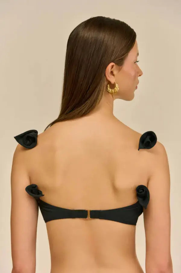 MAEVA BIKINI TOP - BLACK