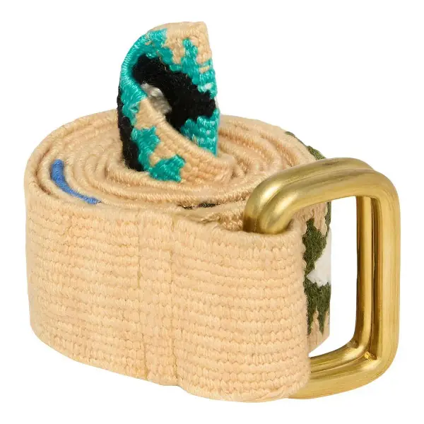 Hand Loomed D Ring Belt