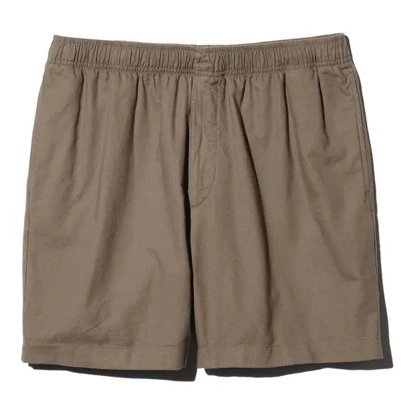 Linen Blend Easy Shorts