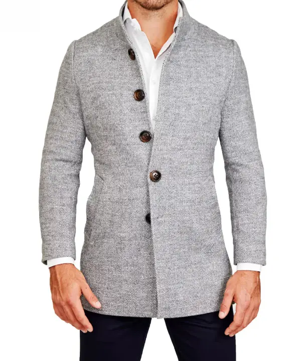 Open Button Overcoat