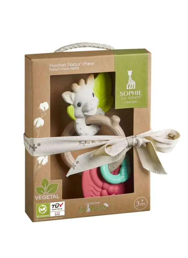 Sophie La Giraffe - So Pure Sophie Nature Chew Rattle