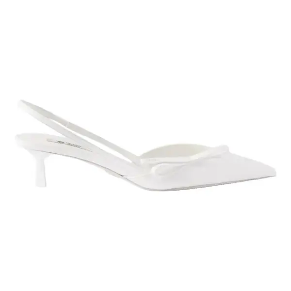 Leather Slingback Pumps