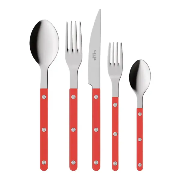 Bistrot Solid 5 Pieces Cutlery Set