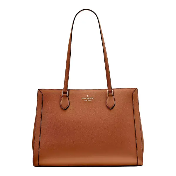 Madison Saffiano East West Leather Large Laptop Tote Bag