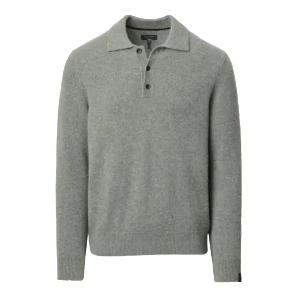 Declan Cashmere Polo Sweater
