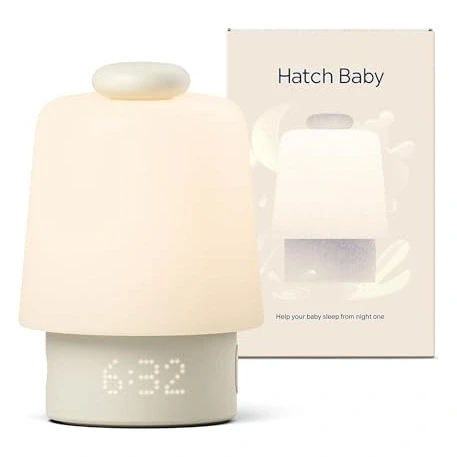 Hatch Baby Sound Machine, Night Light | Hatch Baby | Sleep Support | Registry Essential, Routine Builder, Time-to-Rise Alarm Clock, White Noise, Nursery Stories, Toddler Kids (Wi-Fi) (Putty)