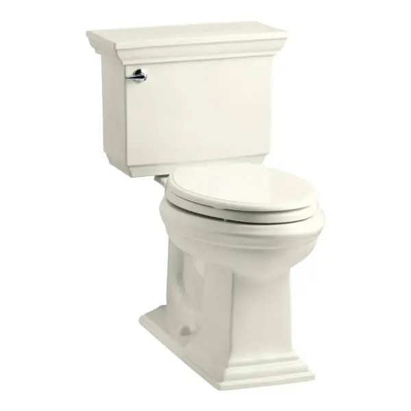 Memoirs Stately 1.28 GPF Two-Piece Elongated Comfort Height Toilet with AquaPiston Technology