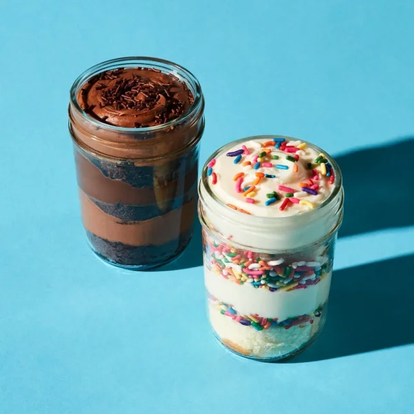Chocolate & Vanilla Cupcake Jar 2-Pack