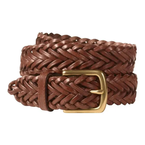 Essential Braided Leather Belt