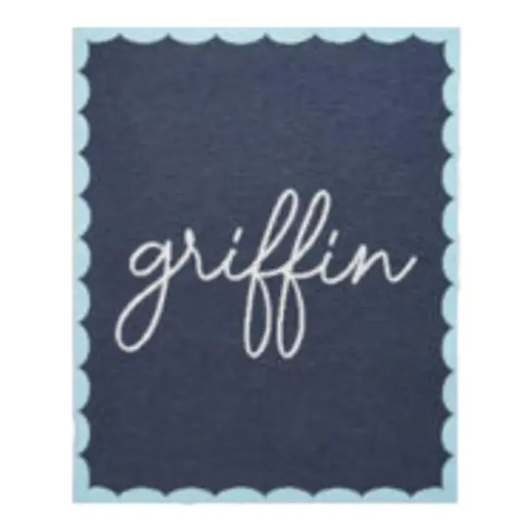 Subtly Scalloped Custom Blanket
