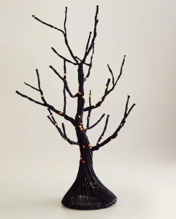 Kids Cordless Table Lamp, Halloween Tree