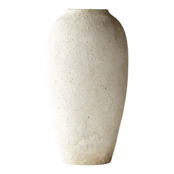 Torino Textured White Vase