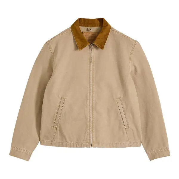 Castro Mechanics Full-Zip Lightweight Canvas Jacket