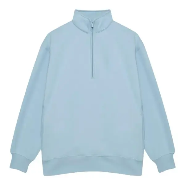 Cozy Sweatfleece Boyfriend 1/2 Zip Sweatshirt