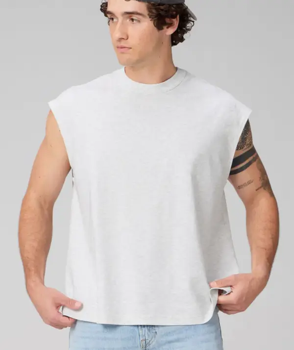 The Effortless Oversized Muscle Tank Top
