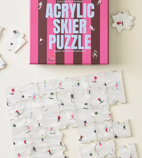Acrylic Ski Puzzle