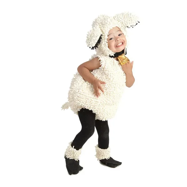 Black and White Lovely Lamb Costume for Babies and Toddlers