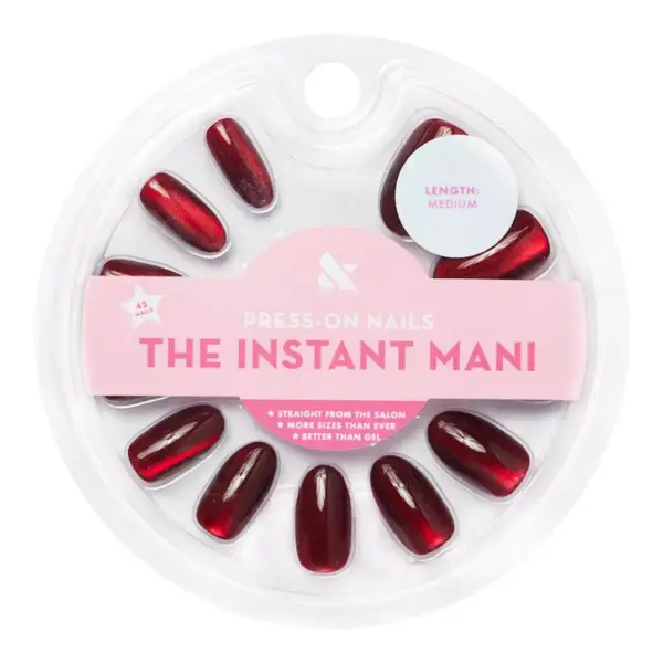 Velvet Obsessed Press On Medium Oval