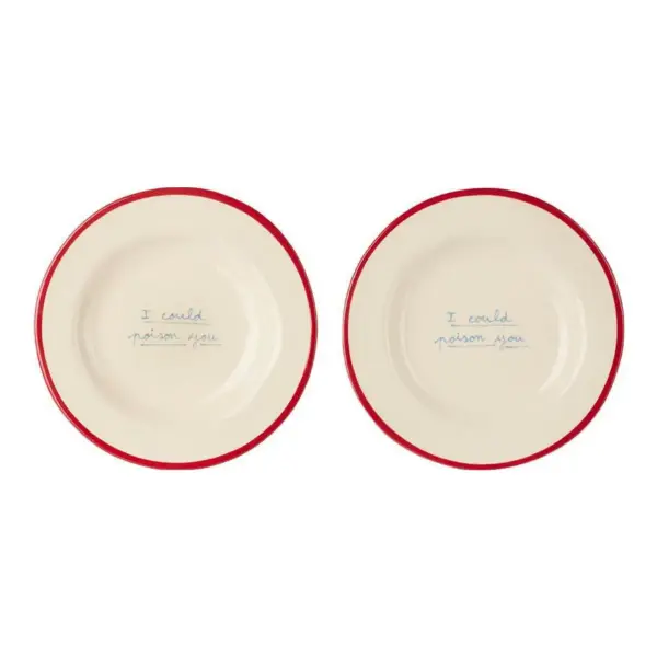 I Could Poison You Dessert Plate Set