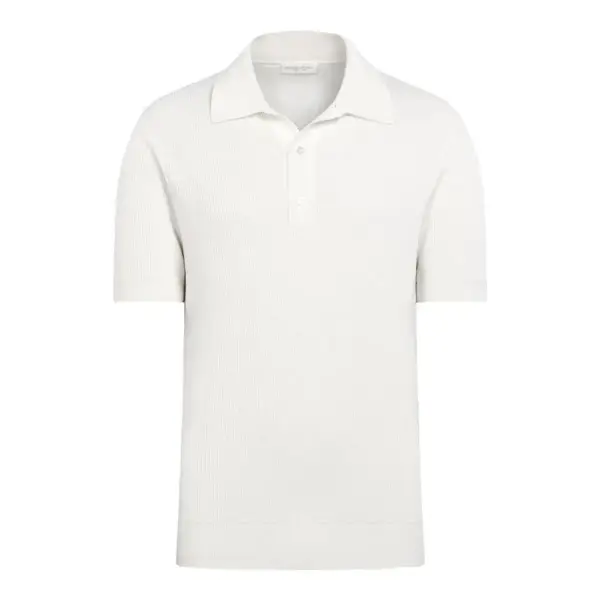 Ribbed Polo Top