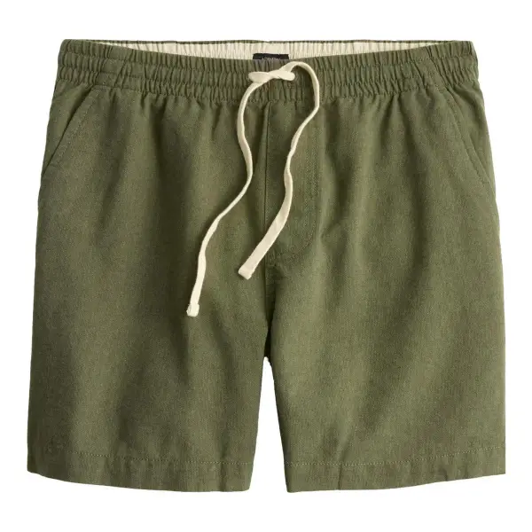 Linen-Blend Dock Short
