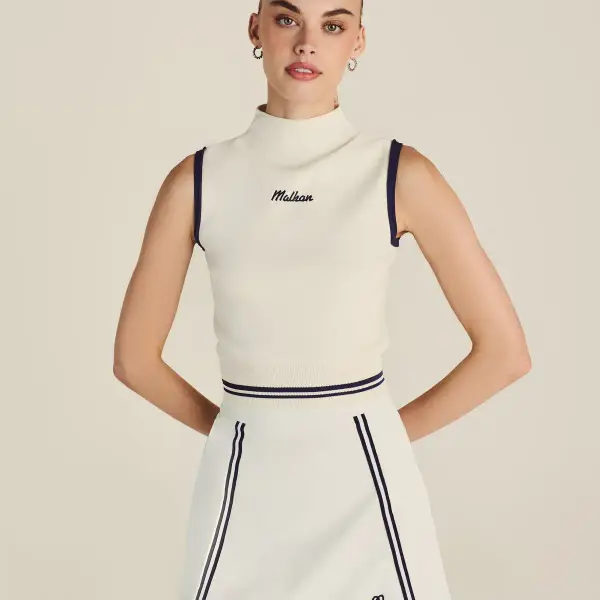 Kara Mock Neck Vest