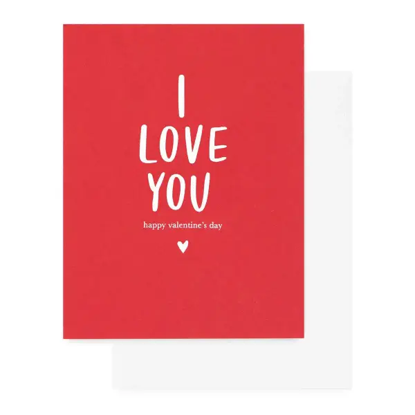 Valentine's I Love You Card Greeting Cards
