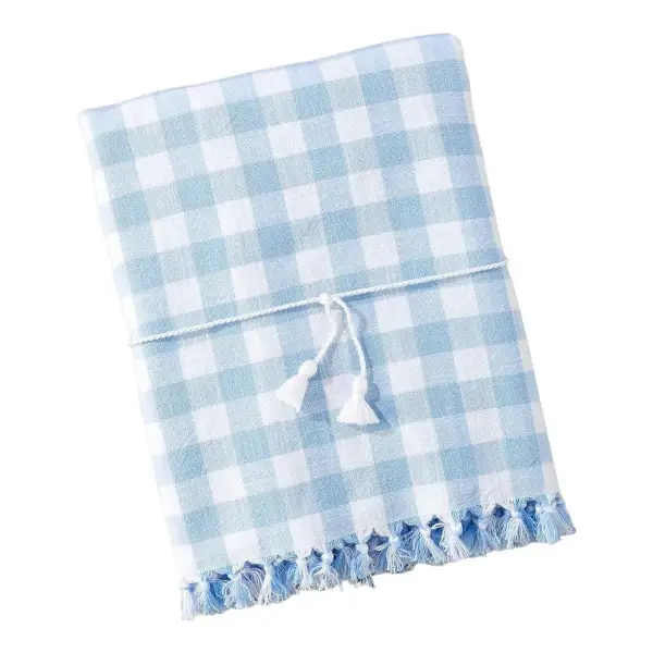 Gingham Cotton Tablecloth