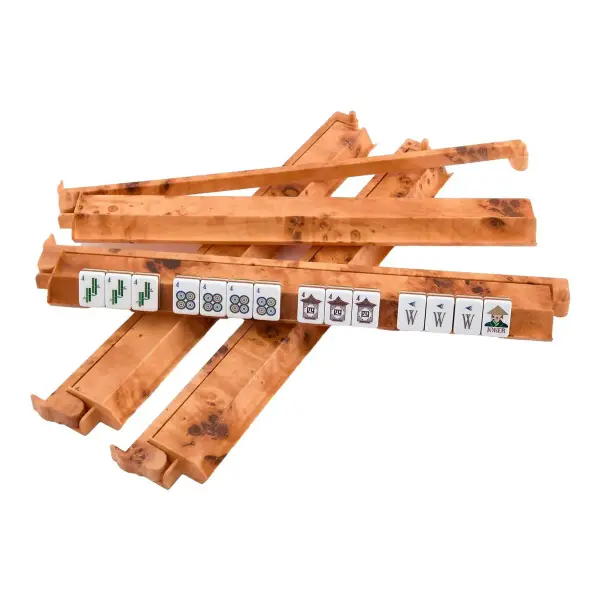 Burl Rack and Pusher Game Set