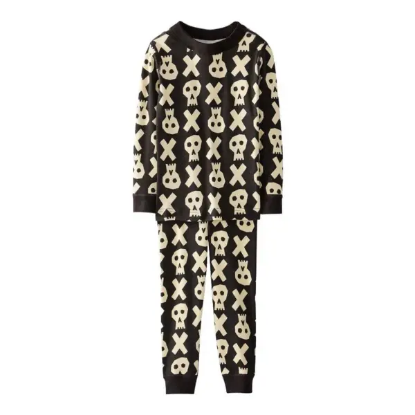 Halloween Long John Pajama Set