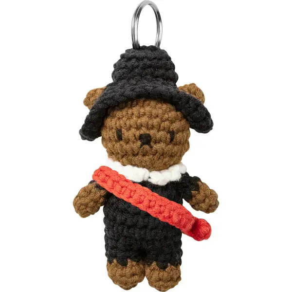 Boris in Mini Crochet Keychain