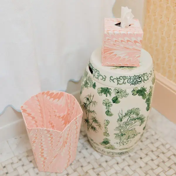 Tissue Box Waste Bin Set