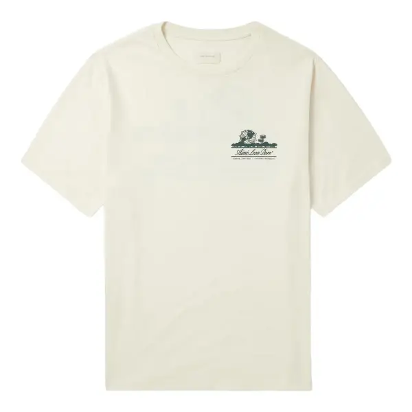 Unisphere Cotton Jersey Logo-Printed T-Shirt