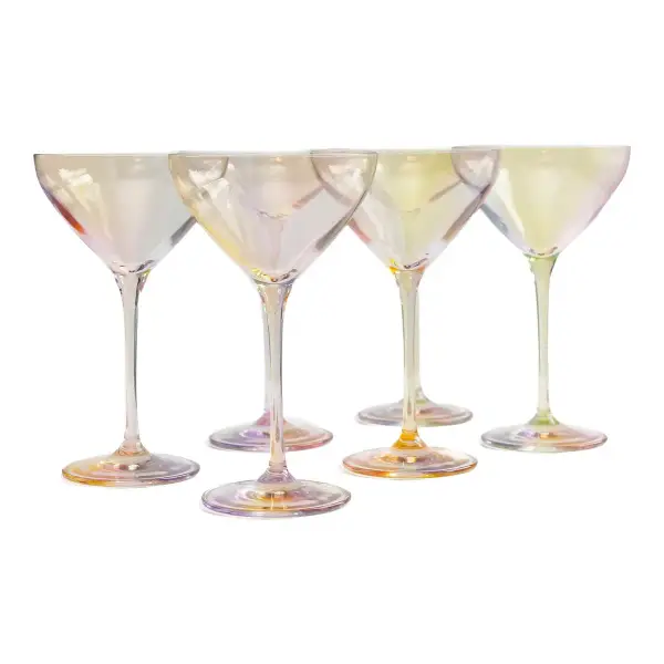 Iridescent Martini Set