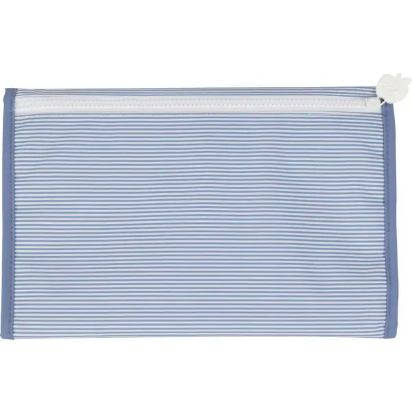 The Changing Pad in Navy Mini Stripe