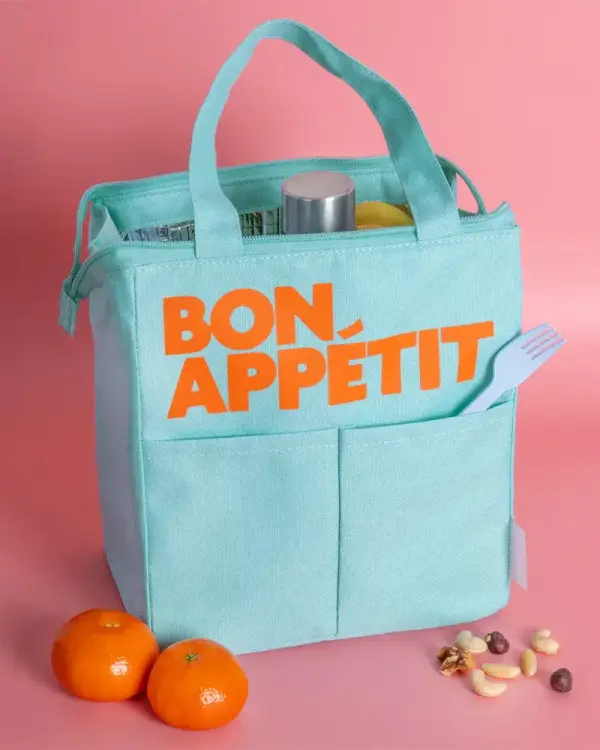 Bon Appétit Isothermic Lunch Bag - Mint Green