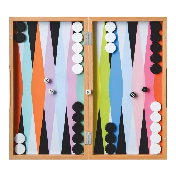 Colorful Backgammon Set