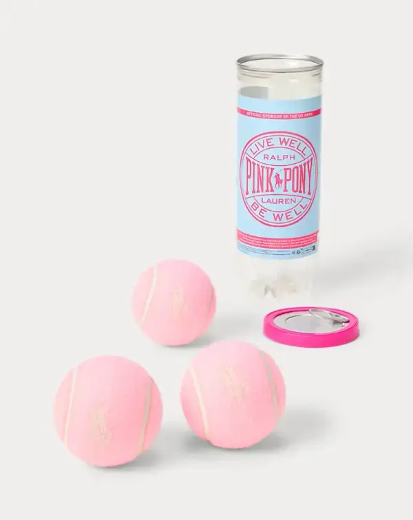 Pink Pony Tennis Ball Set