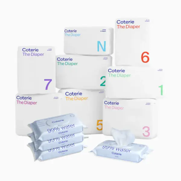 Coterie Diapers & Wipes Gift Subscription - 3 Months