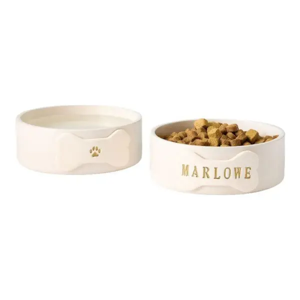 Dog Bone Bowl Set