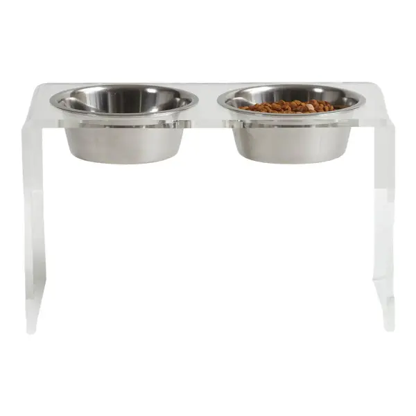 Tall Double Pet Feeder