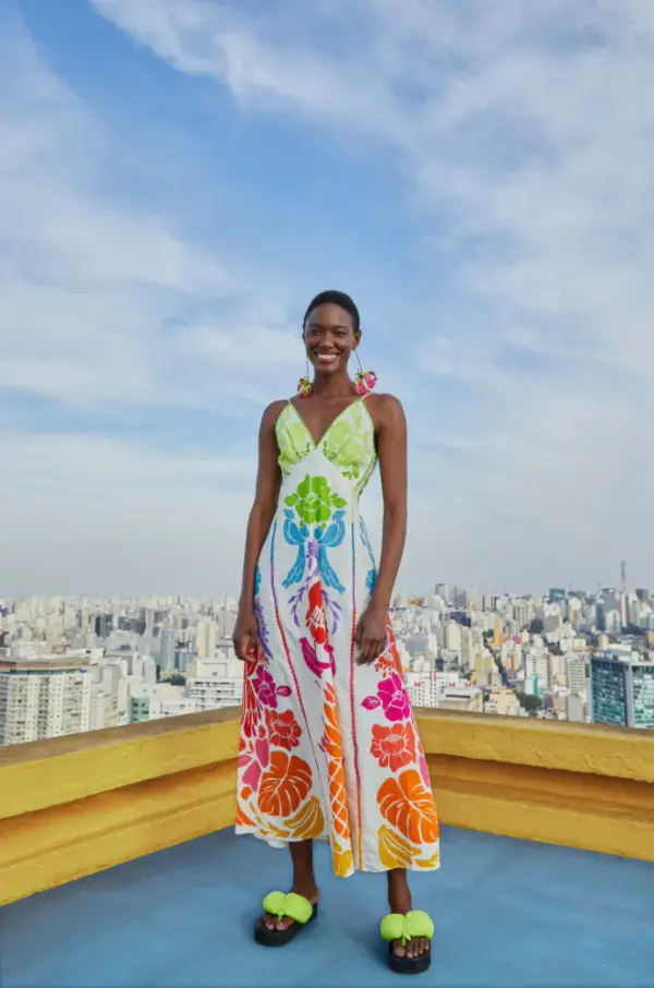 Tropical Graphic Maxi Dress