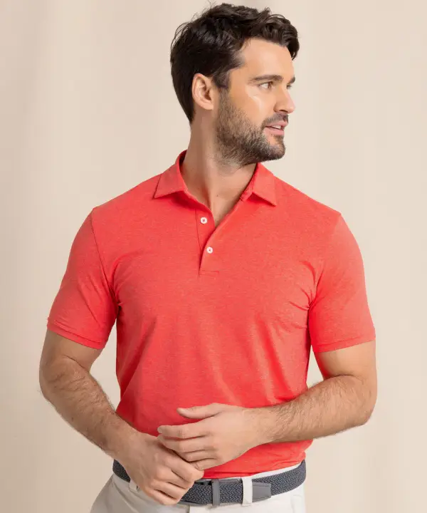 Brrr-eze Heather Performance Polo Shirt