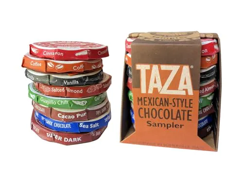 Taza Chocolate Organic Mexicano Disc Variety Pack, 8 ct