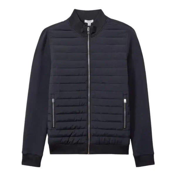 Freddie Hybrid Quilt and Interlock Zip Jacket